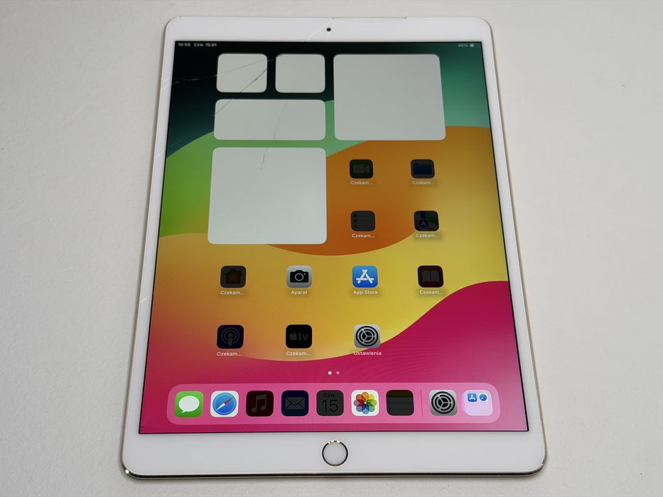 iPad Pro 10.5 (A1701) - 256GB - pęknięty - faktura VAT 23%