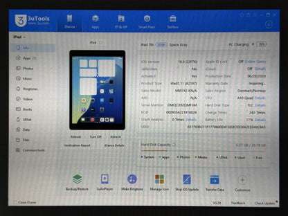 iPad 7. gen. (A2197) - 32GB - Space Gray - faktura VAT 23%