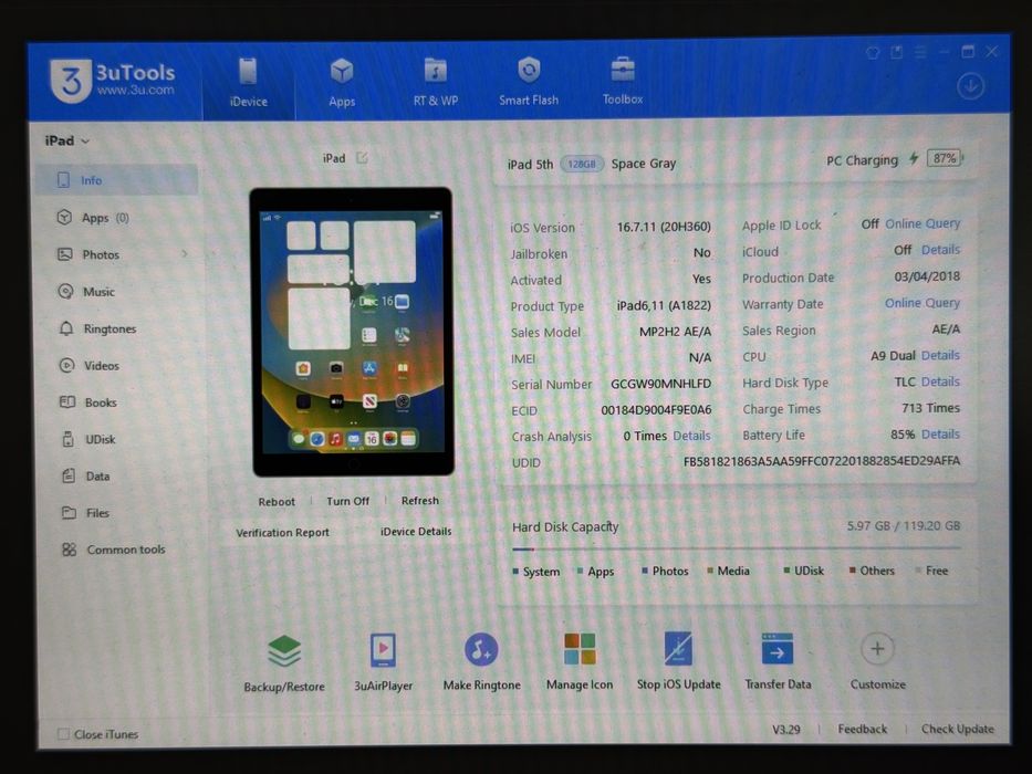 iPad 5. gen. 32GB (A1822) - 128GB - faktura VAT 23%
