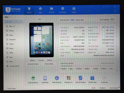 iPad mini 5 (A2133) - 64GB - faktura VAT 23%