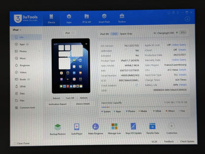 iPad 8. gen. (A2429) - 128GB - Cellular (LTE) - faktura VAT 23%
