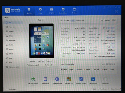 iPad mini 5 (A2124) - Cellular (LTE) - 64GB - faktura VAT 23%