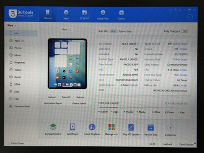 iPad 9. gen. (A2602) - 64GB - Space Gray - faktura VAT 23%