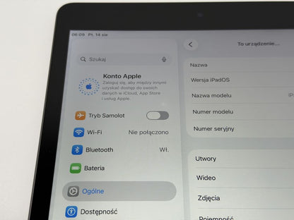 iPad 9. gen. (A2602) - 64GB - Space Gray - faktura VAT 23%