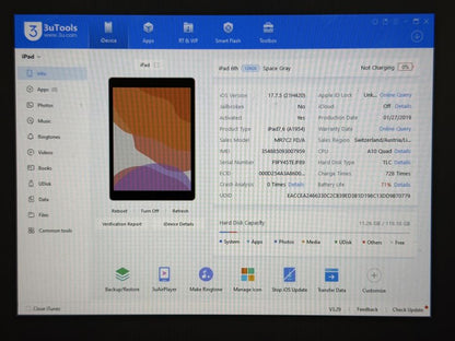 5x iPad 6 (A1954) - LTE - 128GB - słabe baterie - faktura VAT 23%