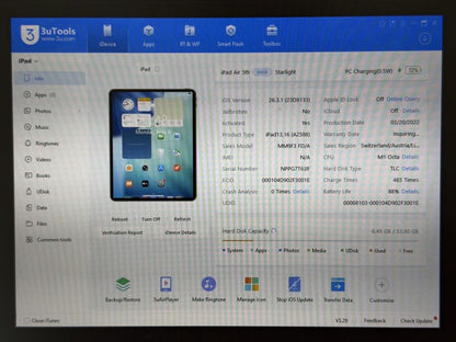 iPad Air 5 (A2588) - zbity - faktura VAT 23%