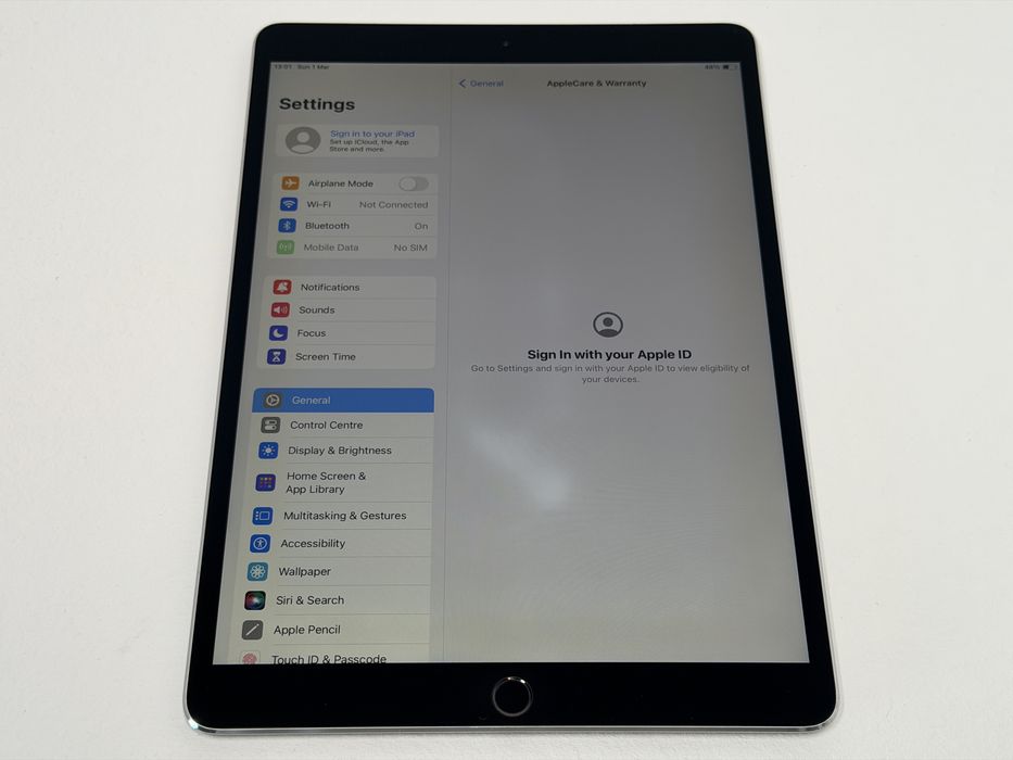 iPad Pro 10.5 (A1709) - 64GB - Cellular (LTE) - Space Gray - faktura VAT 23%
