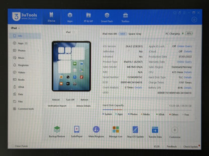 iPad mini 6 (A2567) - 64GB - wada - faktura VAT 23%