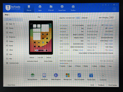 iPad Pro 12.9 2. gen. (A1670) - 64GB - faktura VAT 23%