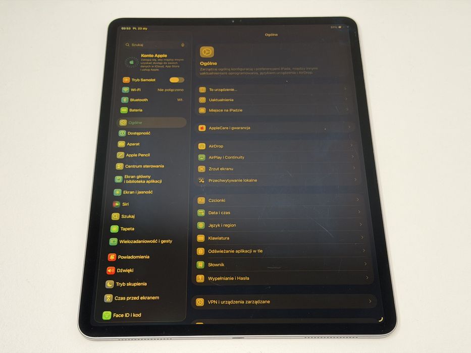 iPad Pro 12.9 3. gen. (A1876) - 64GB - faktura VAT 23%