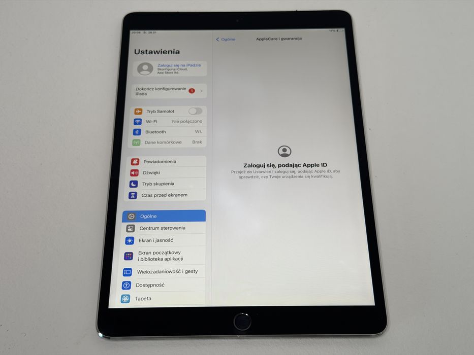 iPad Pro 10.5 (A1709) - 64GB - Cellular (LTE) - Space Gray - faktura VAT 23%