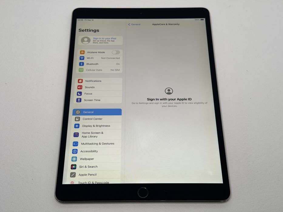 iPad Pro 10.5 (A1709) - 64GB - Cellular (LTE) - Space Gray - faktura VAT 23%