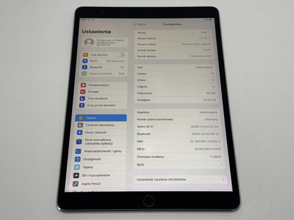 iPad Pro 10.5 (A1709) - 64GB - Cellular (LTE) - faktura VAT 23%
