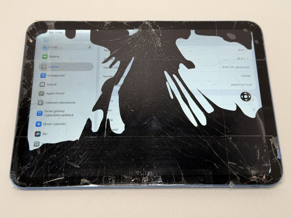 iPad 10. gen. (A2696) - 64GB - Blue - zbity - faktura VAT 23%