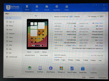 iPad Pro 12.9 2. gen. (A1670) - 64GB - faktura VAT 23%