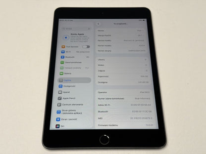 iPad mini 5 (A2124) - 256GB - Cellular (LTE) - faktura VAT 23%