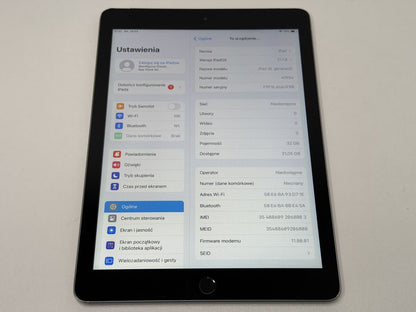 iPad 6 (A1954) - 32GB - Cellular (LTE) - faktura VAT 23%