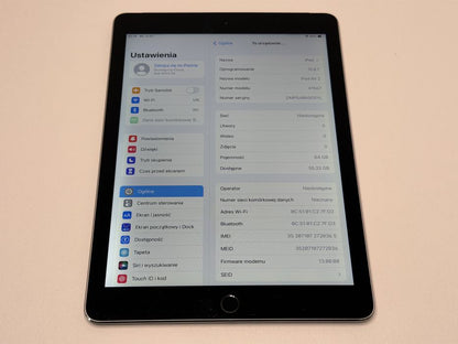 iPad Air 2 (A1567) - 64GB - Cellular (LTE) - faktura VAT 23%