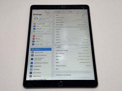 iPad Pro 10.5 (A1709) - 256GB - Cellular - zbity - faktura VAT 23%