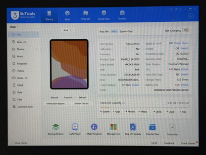 iPad 9. gen. (A2602) - 64GB - faktura VAT 23%
