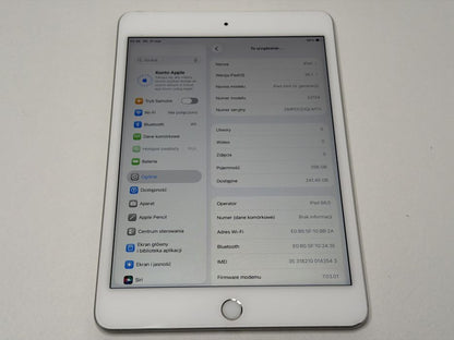 iPad mini 5 (A2124) - 256GB - Cellular (LTE) - faktura VAT 23%