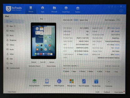 iPad mini 5 (A2124) - 256GB - Cellular (LTE) - faktura VAT 23%