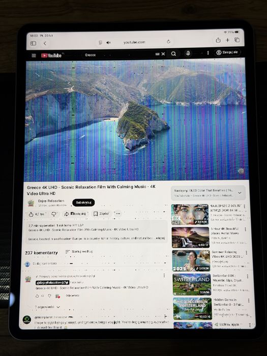 iPad Air 6 13 (A2898) - 256GB - Apple M2 - wada - faktura VAT 23%
