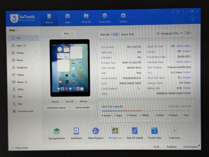 iPad 8. gen. (A2270) - 32GB - faktura VAT 23%