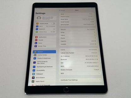 iPad Pro 10.5 (A1709) - 256GB - Cellular (LTE) - Space Gray - faktura VAT 23%