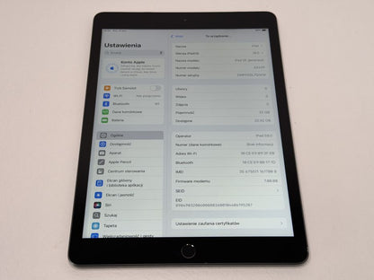 iPad 8. gen. (A2429) - 32GB - Cellular (LTE) - Space Gray - faktura VAT 23%