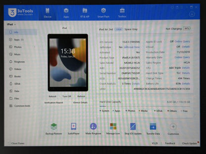 iPad Air 2 (A1567) - 128GB - Cellular (LTE) - faktura VAT 23%