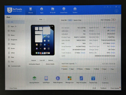 iPad 9. gen. (A2602) - 64GB - zbity - faktura VAT 23%