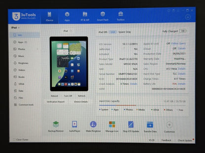 iPad 8. gen. (A2270) - 32GB - faktura VAT 23%