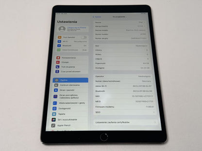 iPad Pro 10.5 (A1709) - 64GB - Cellular (LTE) - faktura VAT 23%