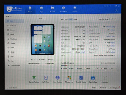 iPad 11. gen. (A3354) - 128GB - Pink - faktura VAT 23%