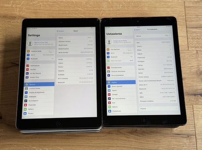 Pakiet 9x iPad Air (A1474, A1475) - pęknięte - faktura VAT 23%