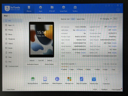 iPad Air 2 (A1567) - 64GB - Cellular (LTE) - faktura VAT 23%
