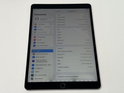 iPad Pro 10.5 (A1709) - 64GB - Cellular - pęknięty - faktura VAT 23%