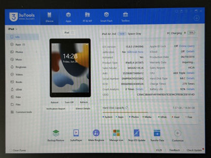 iPad Air 2 (A1567) - 16GB - Cellular (LTE) - faktura VAT 23%