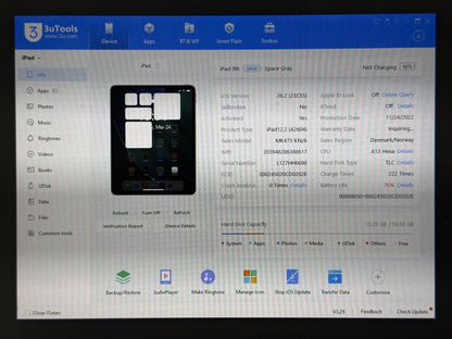iPad 9. gen. (A2604) - 64GB - Cellular (LTE) - faktura VAT 23%