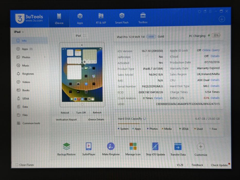 iPad Pro 12.9 1. gen. (A1584) - 32GB - faktura VAT 23%
