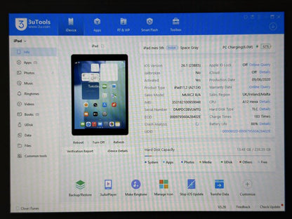 iPad mini 5 (A2124) - 256GB - Cellular (LTE) - faktura VAT 23%