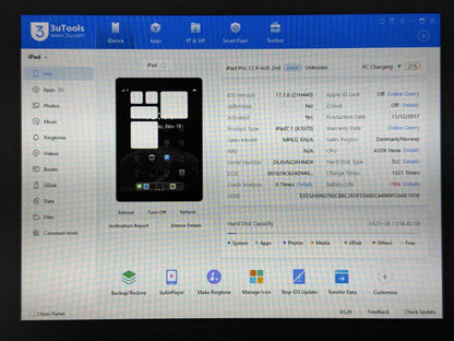 iPad Pro 12.9 2. gen. (A1670) - 256GB - faktura VAT 23%