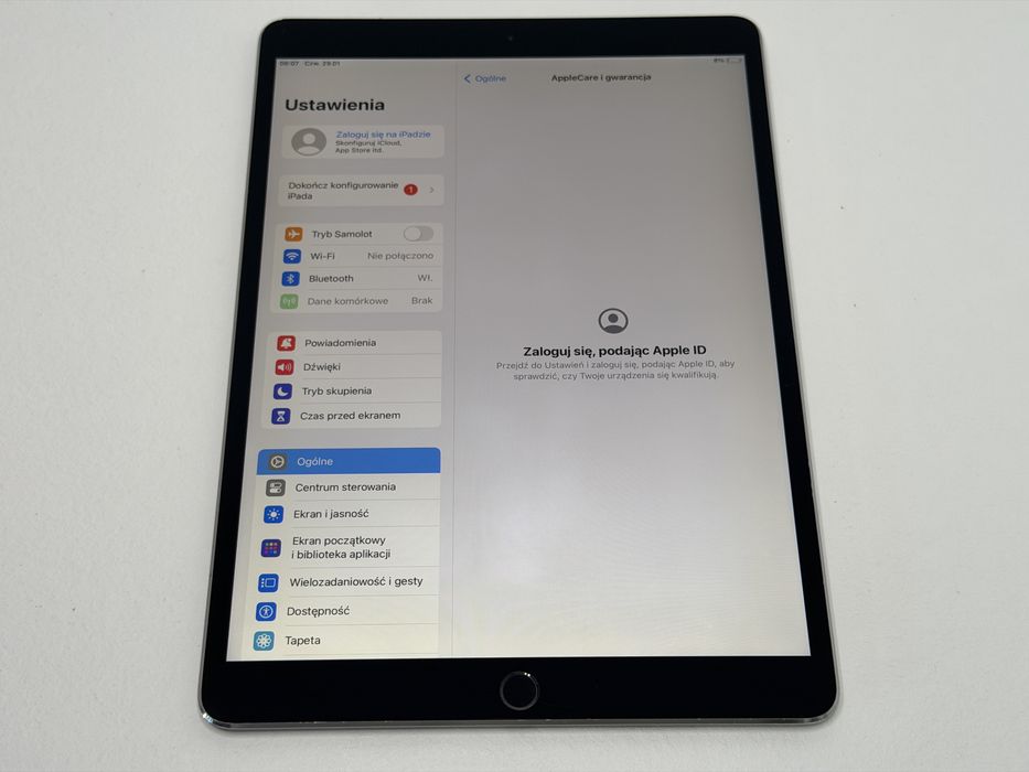 iPad Pro 10.5 (A1709) - 64GB - Cellular (LTE) - Space Gray - faktura VAT 23%