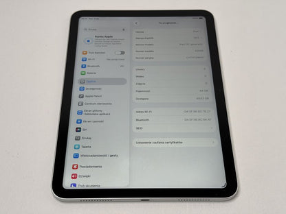 iPad 10. gen. (A2696) - 64GB - Silver - faktura VAT 23%