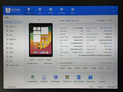 iPad 6 (A1954) - 32GB - Cellular (LTE) - faktura VAT 23%