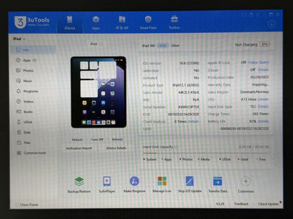 iPad 9. gen. (A2602) - 64GB - zbity - faktura VAT 23%