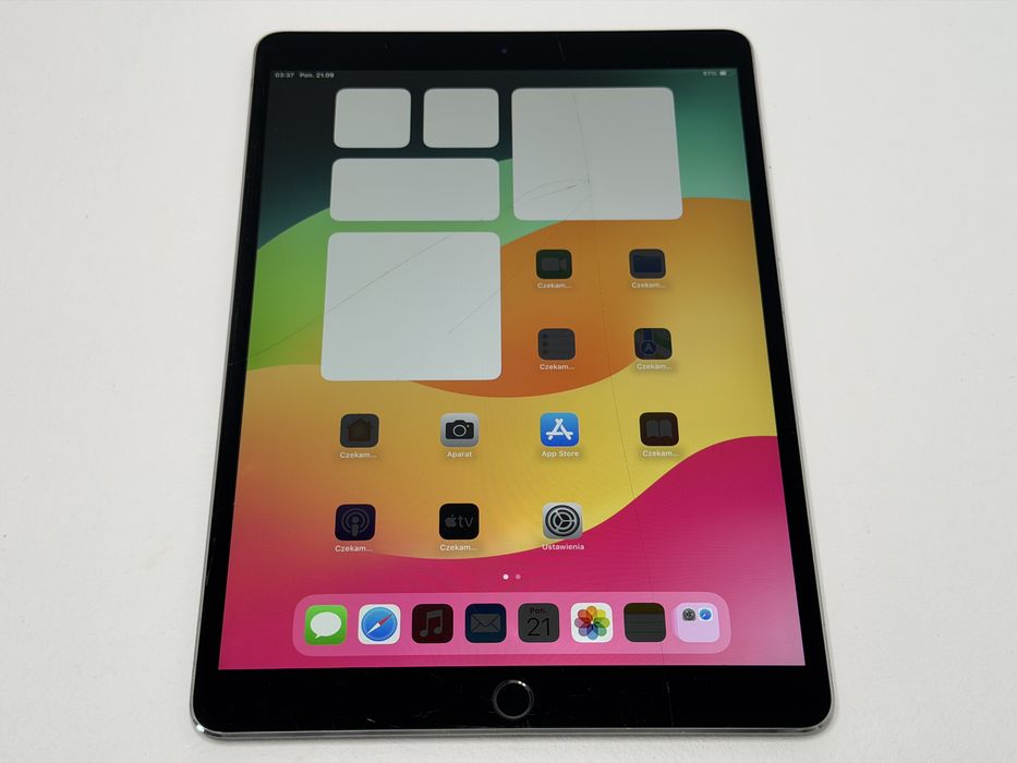 iPad Pro 10.5 (A1709) - 256GB - Cellular (LTE) - Space Gray - pęknięty - faktura VAT 23%