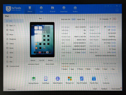 iPad mini 5 (A2133) - 64GB - faktura VAT 23%