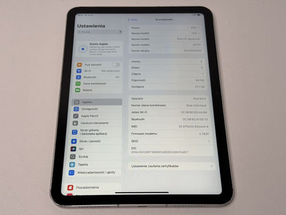 iPad 10. gen. (A2757) - 64GB - Cellular (LTE) - faktura VAT 23%